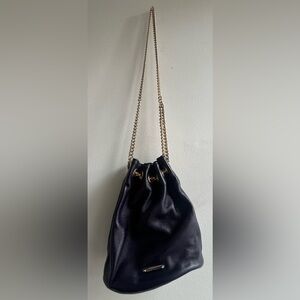 Rebecca Minkoff Purple Crossbody Bag with Gold Chain